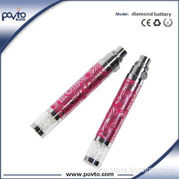 hottest selling electronic cigarette battery  Diamond Battery in China